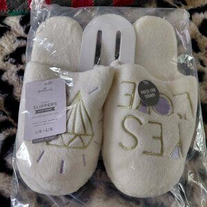 NEW Hallmark Adult Bride Slippers With Sounds
